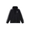 Casual Sports Woven Hooded Windbreaker Jacket Men Outerwear Black GK9026