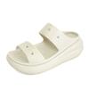 CruSh Женские высокие сандалии-тапочки на платформе S ClogS SlipperS Bone Beige 207670 2y2