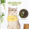 Silver Gradient Cat Scarf Bib - Cute Kitten Accessories for Spring and Autumn
