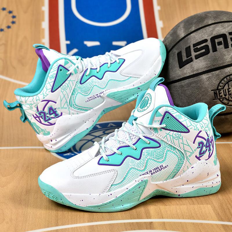 Баскетбольные кроссовки Kobe мужские кроссовки с высоким верхом износостойкие детские летние сетчатые нескользящие дышащие кроссовки для мальчиков подростковые