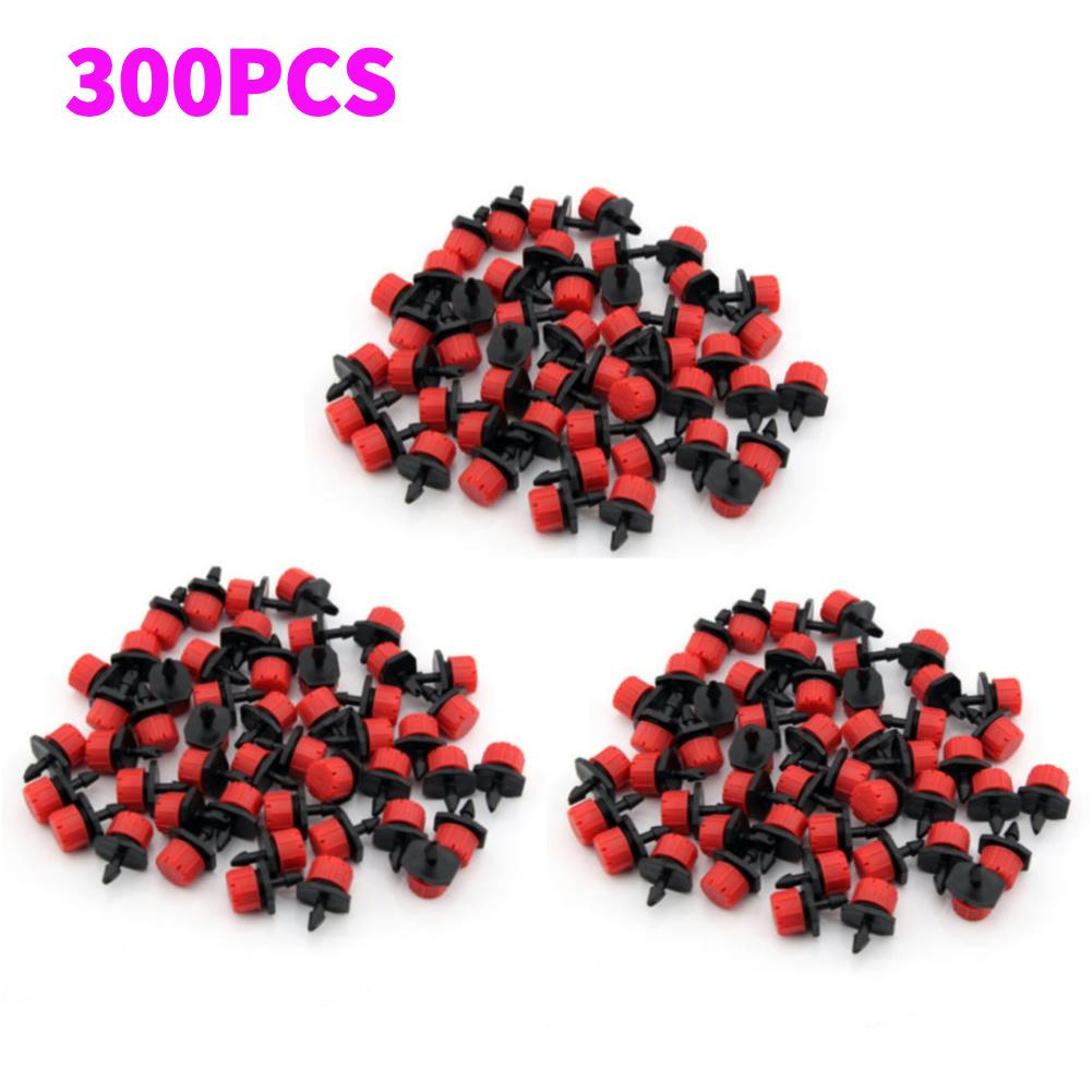 100-500Pcs Water Dropper Adjustable Nozzles Garden Watering Irrigation Sprinkler Emitter Dripper Durable For Yard Greenhouse