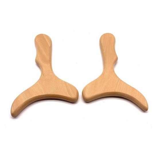 Деревянный терапевтический массажный инструмент, удобно держать, универсальное использование, снятие мышечного напряжения, удаление целлюлита, инструмент для моделирования тела