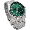 Casio Standard Moon Phase Analog Men's Watch MTP-M110D-3AV Round Face Metal Band Green