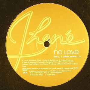 12-дюймовая пластинка JHENÉ - No L.O.V.E. 4976934 Эпический 2003 США Соул/Фанк Б/У