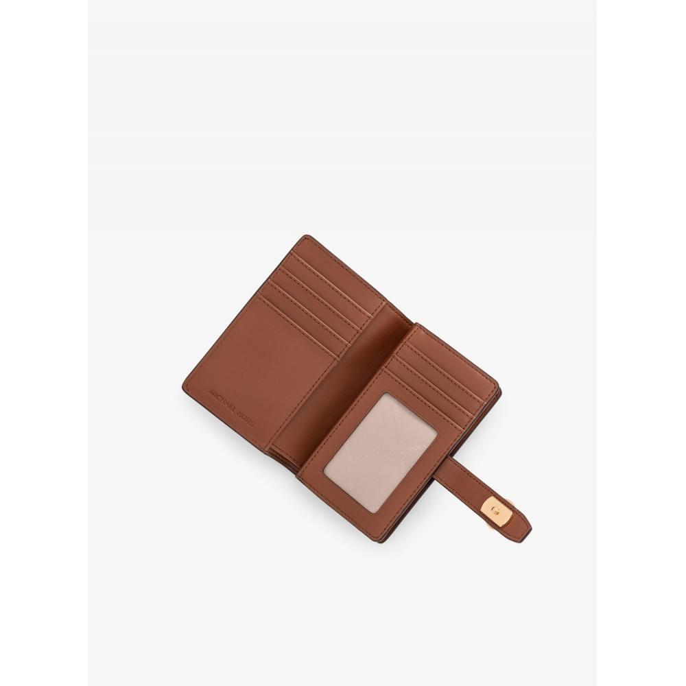 Michael Kors [Ограниченная серия для Японии] Средний кошелек-таб на молнии Greenwich   Mk Signature 35s5ggrf6b200 Коричневый