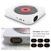 Portable CD Player Bluetooth Speaker Stereo CD Players LED Screen Wall Mountable CD Music Player with IR Remote Control FM Radio