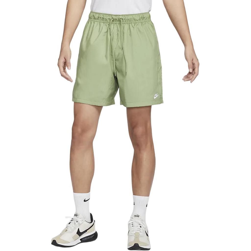 Nike Однотонные спортивные шорты на шнуровке для мужчин, оливково-зеленые FN3308-386