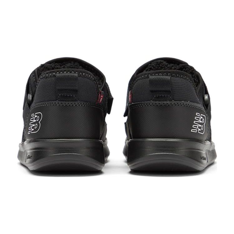 New Balance NB CRVN Moc Удобные Универсальные Амортизация Детская Повседневная Обувь Детская Повседневная Обувь Черный YHMOCQB2