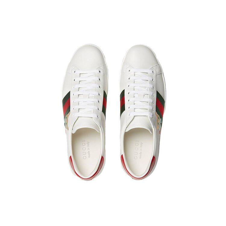 GUCCI Ace Cat Motif Low-top Sneakers 663219 1XG60 9065