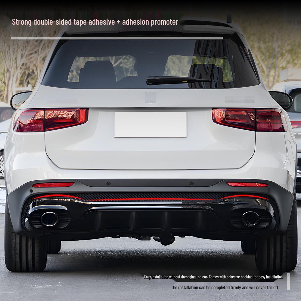 Mercedes-Benz (2020+) Задний диффузор с насадками на глушитель для Mercedes-Benz GLB-Class X247 - Улучшение с гарантией качества