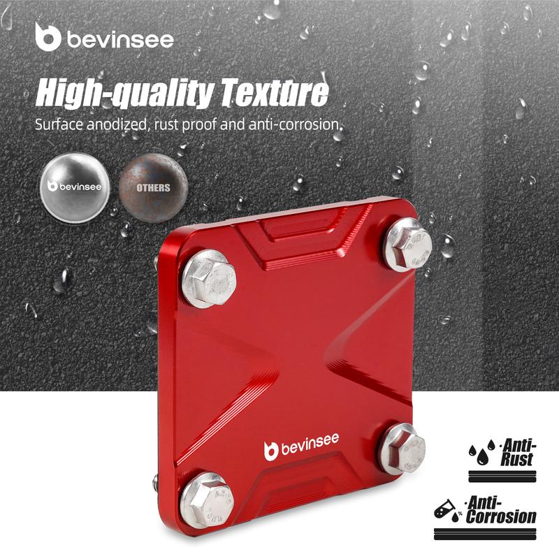 BEVINSEE Timing Chain Cover Plate for Toyota FJ Cruiser/4Runner/RAV4/Tacoma/Highlander/Sienna/Camry/Venza, Replace 11324-0P010