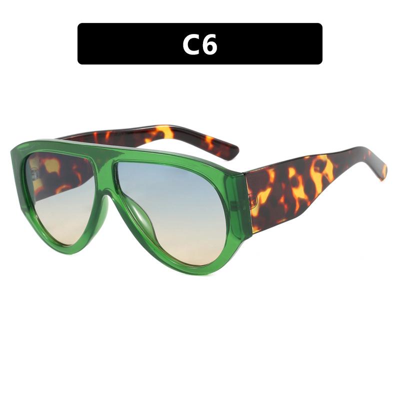 Трендовые европейские и американские женские солнцезащитные очки высокой моды 2024