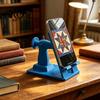 Retro Mini Sewing Machine Stand Phone Stand, Vintage Desk Holder for Cell Phone, Accessory 3D Printed Hands-Free Tutorials, Unique Gift