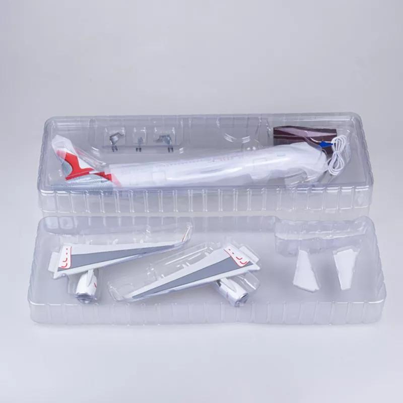 Модель самолета Литой смола 1/80 47СМ Самолет 320NEO A320 NEO Arab Airlines Модель Свет и колеса Шасси Коллекция