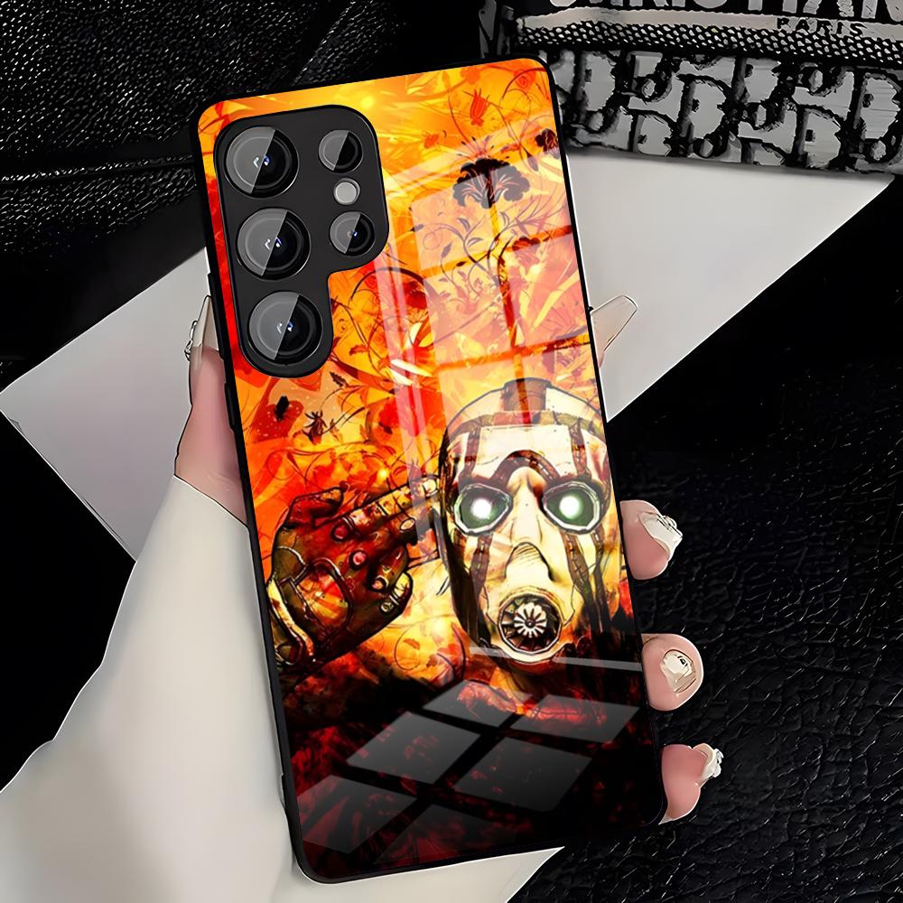 Game B-Borderlands Phone Case For Samsung S26 S25 Plus S20 S20 Plus S22 Ultra S23 FE S21 Plus S21 Ultra Glass Cover