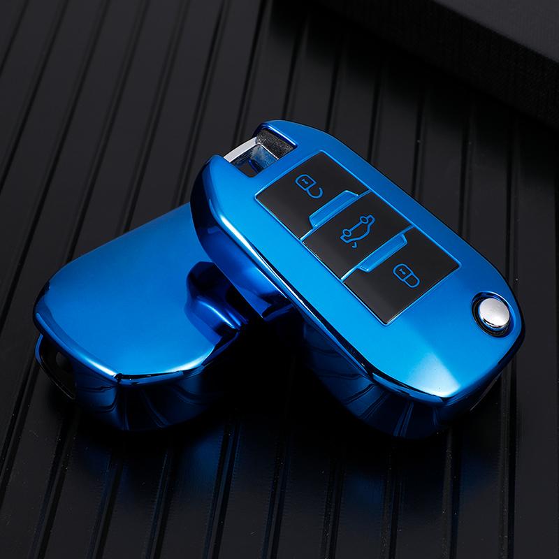 Для Citroen C4 C4L CACTUS C3 C6 C8 для Peugeot 2008 3008 4008 307 208 308 408 508 чехол для ключей автомобиля сумка аксессуары