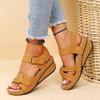 Fashion Summer Wedge Sandals for Women 2025 New Fashion Non Slip Beach Shoes Woman Lightweight Casual Platform Sandalias Mujer Plus Size