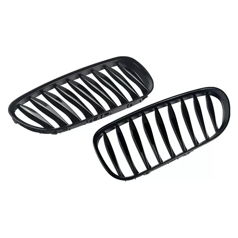 For BMW Z4 E85 E86 Convertible 2003-2008 Pair Glossy Black Car Front Kidney Grille Racing Grills Grilles Auto Car Accessories