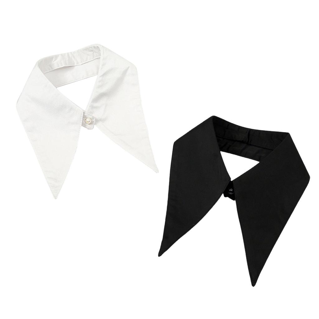 Insert Casual Shawl Collar Elegant Sweet False Collar Half Shirt for Lady Delicate Pointed Collar Casual Insert