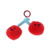 1Pc Cute Plush Cherry Keychains Funny Expression Car Keys Keychains Korean Style