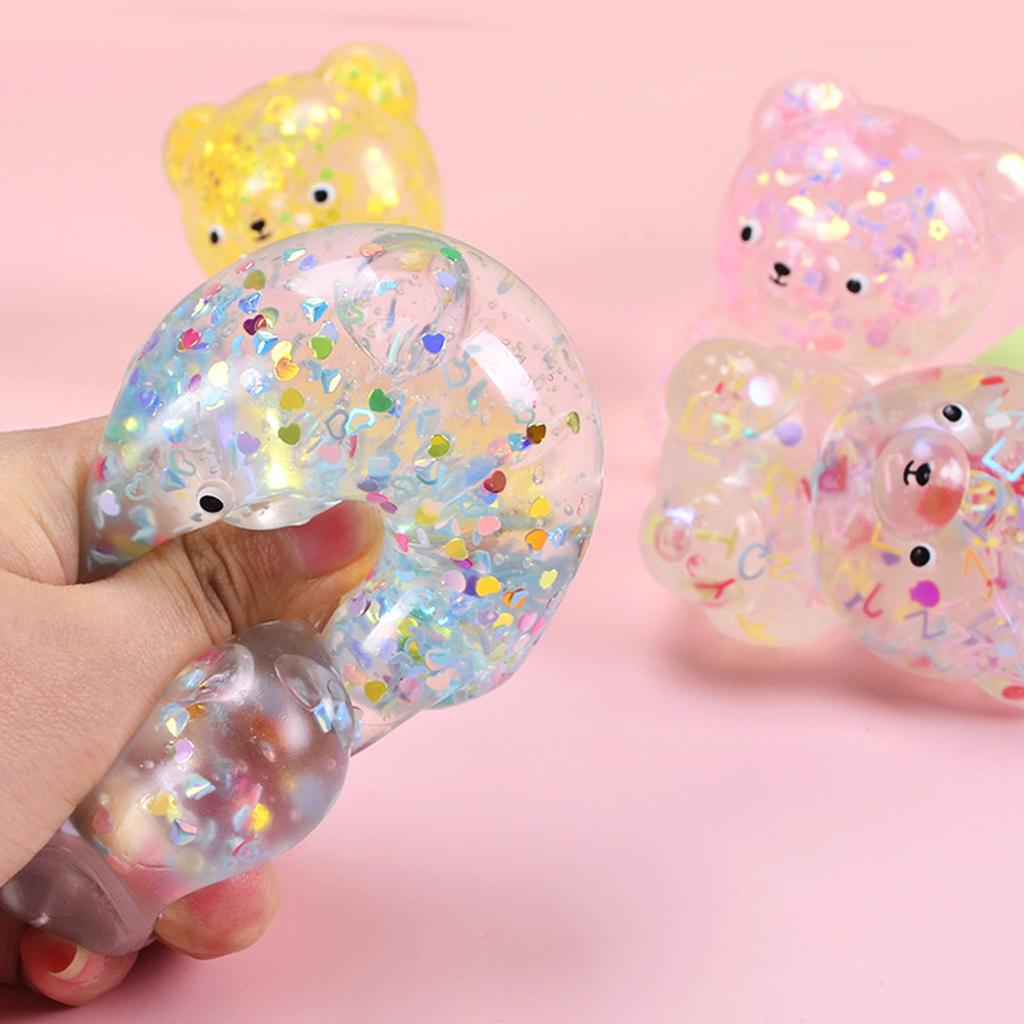 Игрушка Squeeze Fidgets TPR JellyBear Мягкие шарики для снятия стресса Игрушка для вечеринки Игрушка для снятия давления СДВГ Подарок детям