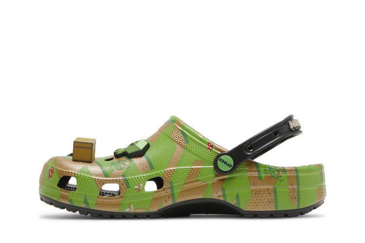 Men's Clogs Crocs Elevated Clog Minecraft Grass Block Green/Multi