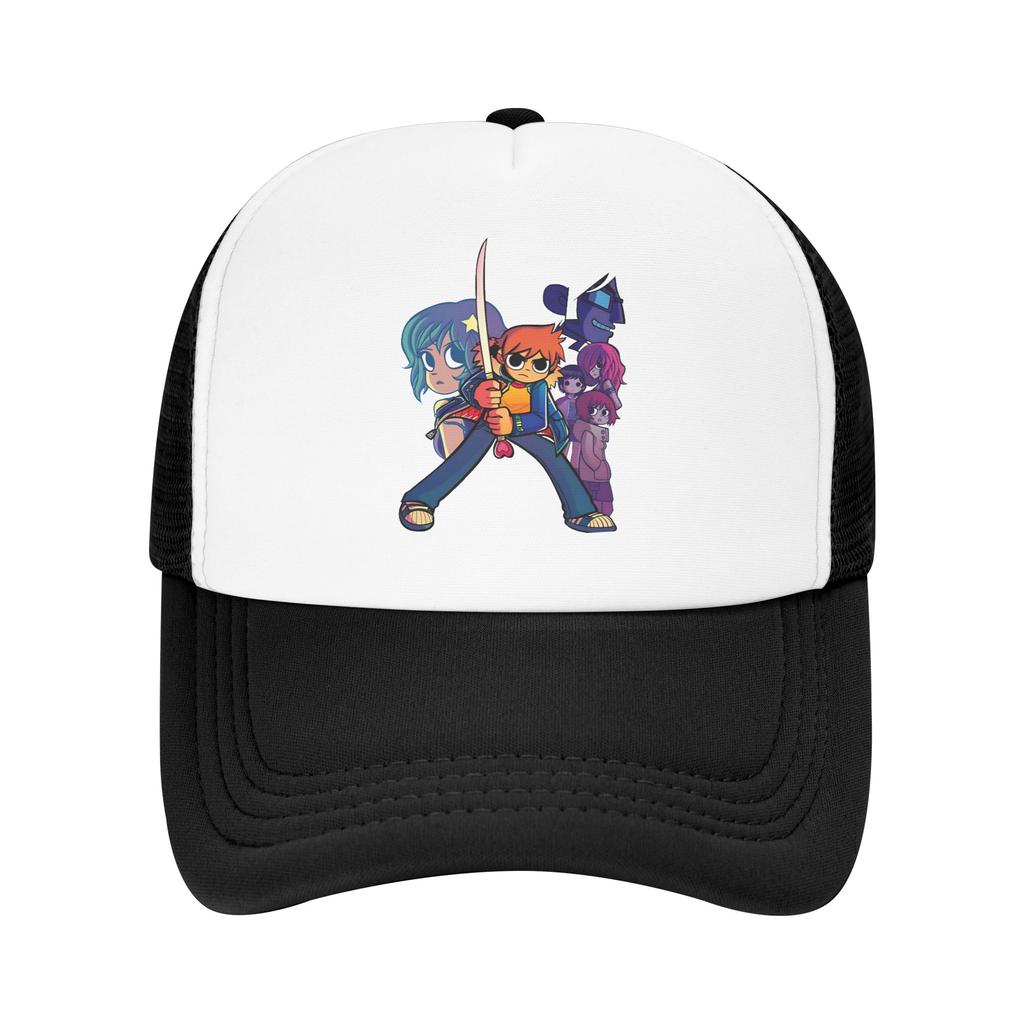Summer Scott Pilgrims Baseball Cap Kpop Rock Casual Design Sun Trucker Hat Unisex Unisex Hot Sale Snapback Cap