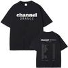 Футболка с принтом Rapper T Shirt Channel Orange Графическая футболка Океан Оверсайз футболки Блондин Хип-Хоп Винтажная футболка Мужская уличная одежда