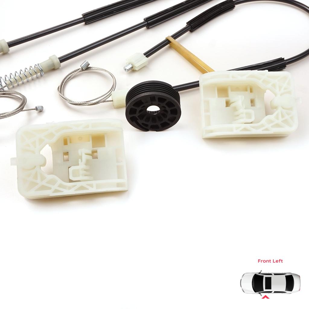 EWR5458 Window Regulator Repair Set Front Left Door for Ford Focus MK3 C346 2010-2019 4/5 Door BM51A23201  