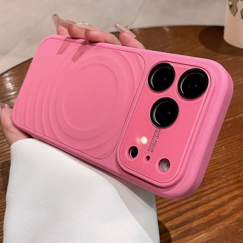 Liquid Wave Magnetic Phone Case IPhone 13 To 17 Pro Max Shockproof Soft TPU Cover With Strong Magnet Skin-Friendly Design
