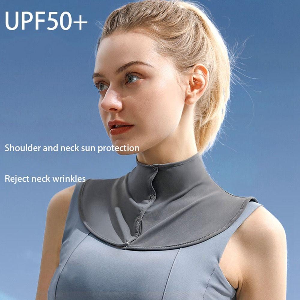 Neck Cover Korean Style Scarves Summer Neck Protection Bib Sunscreen Scarf Sunscreen Shawl
