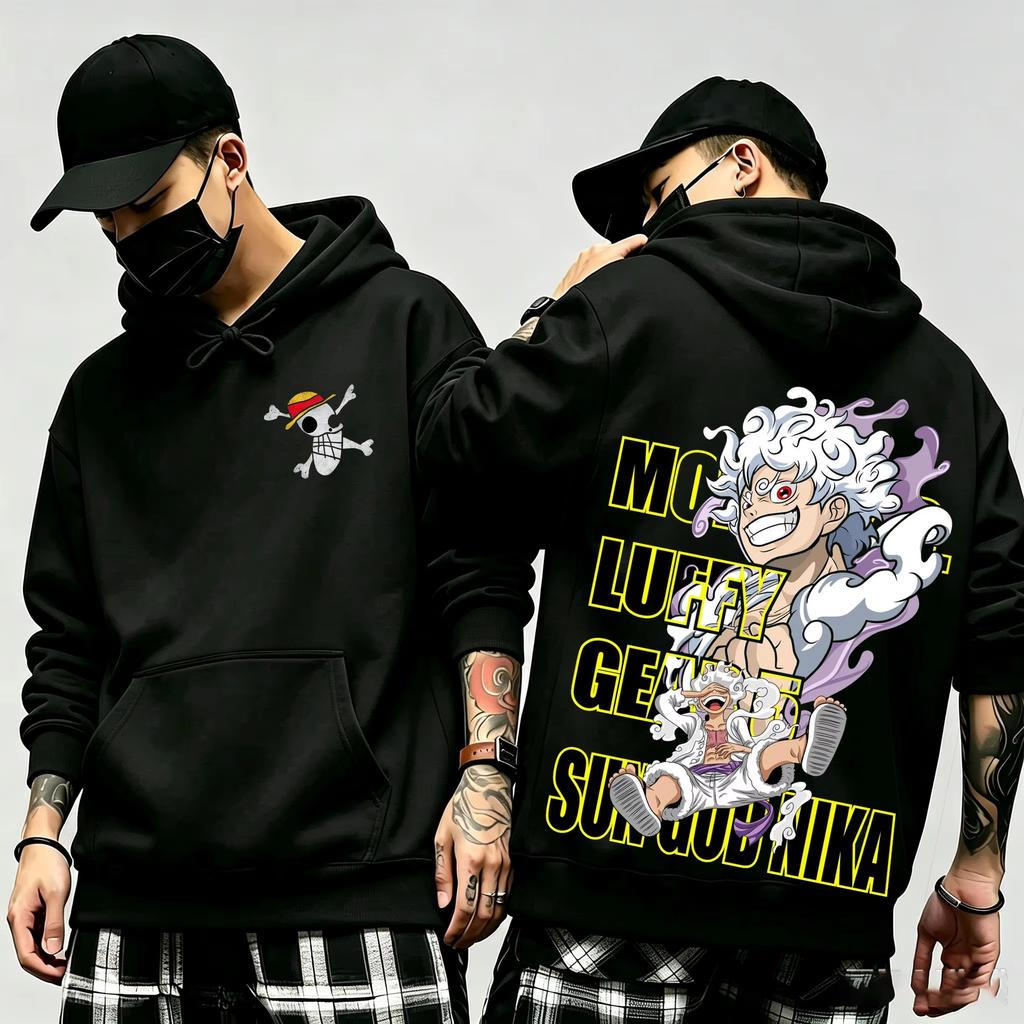 2026 Горячая Распродажа Модный Трендовый Аниме Худи One Piece Повседневное Флис Унисекс Уличная Одежда Винтажное Худи с Принтом Идеально для Поездок на Работу и Домашней Одежды