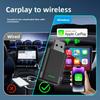 Wireless CarPlay Android Auto Box 2 In 1 Car Adapter Plug and Play Fast Connection for iPhone Android