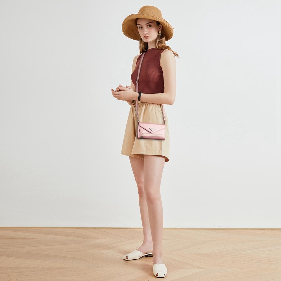 Wallet Skin-feeling Multi-card Zipper With Lanyard Leather Case For iPhone 14 Pro Max Samsung Galaxy A13 A33 A53 Xiaomi Redmi Note 11 Huawei P30 Lite