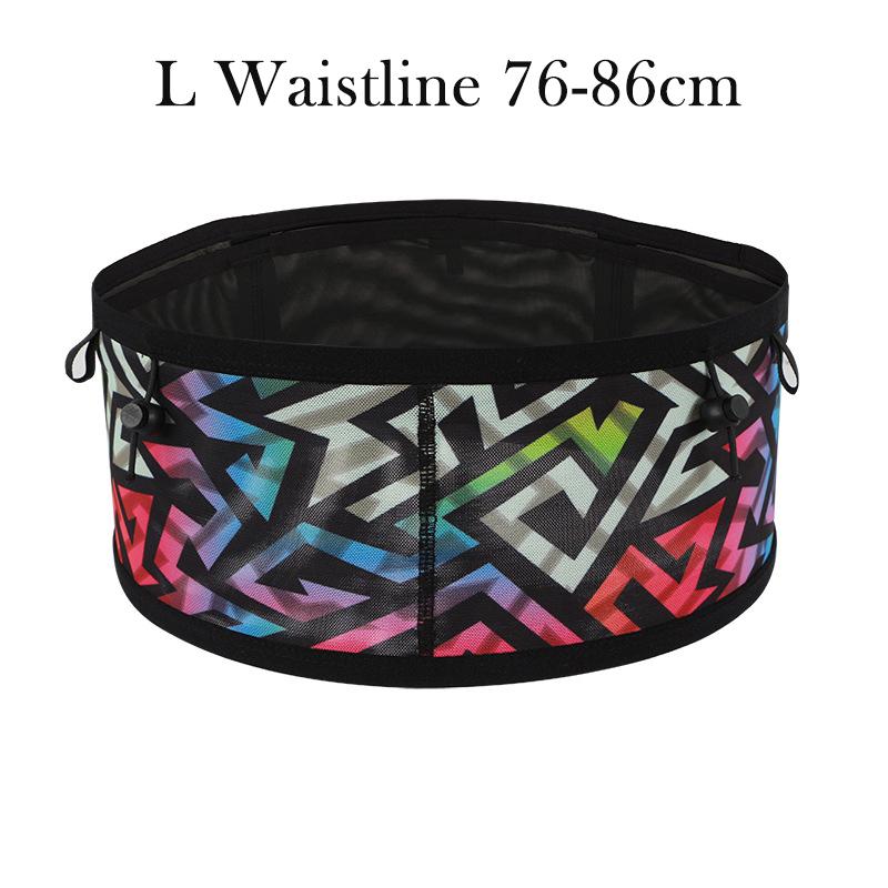 Многофункциональная поясная сумка для бега с эластичной сеткой Плотно прилегающая сумка для мобильного телефона Многофункциональная сумка большой вместимости для езды на велосипеде для горной воды