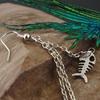1 шт., цепочка с кисточками в стиле панк, лист, рыба, крест, подвески, манжеты-гвоздики для ушей