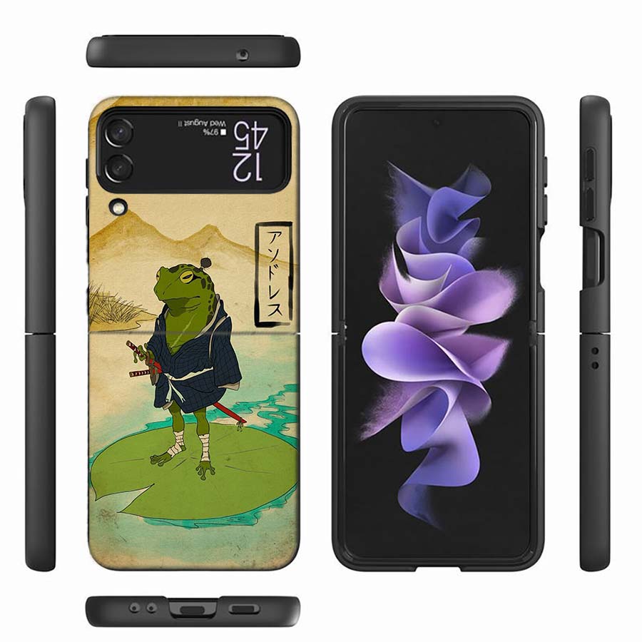 Милый Мышь Аксолотль Лягушка Волшебник Чехол для Телефона Для Samsung Z Flip 6 7 5G Z Flip 5 Galaxy Z Flip 3 4 5G ZFlip Ударопрочный Жесткий Чехол TP