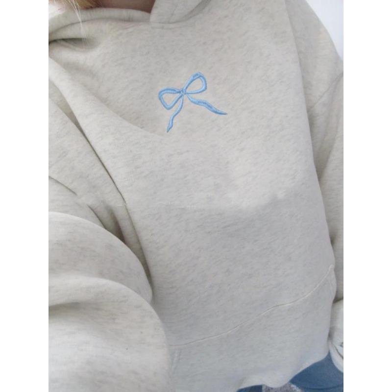 QICED Women's Fashion Casual Autumn Winter Long Sleeve Hoodie Casual Chic