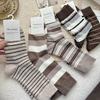Women's Fall Fashion New All-purpose Striped Tube Cotton Socks