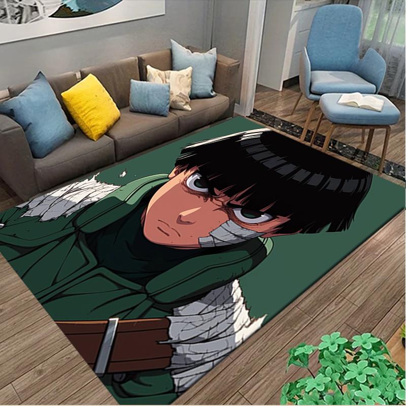1pc Office Carpet, naruto Chair Rug, Living Room Printed Area Rug, Home Chair Floor Mat