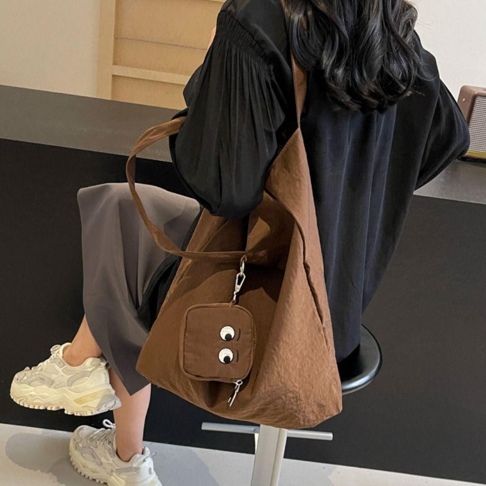 Кошелек для монет «Большой глаз», Складная сумка через плечо, Сумка для покупок, Красочная сумочка, Студенты