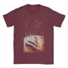 Korn Men's T Shirt  Vintage Tees Short Sleeve O Neck T-Shirts Cotton  Clothes