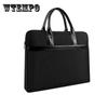Portable Document Bag Briefcase Canvas Briefcase Men's and Women's Business Office Document Bag Conference Bag