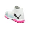 Puma Future 7.7 Match+ LL Lace-Up TT (Rubber Studs) Soccer Shoes Men Soccer Shoes White Blue 107713-01