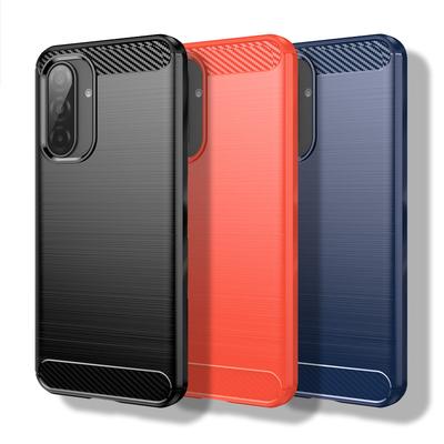 Чехол для Samsung Galaxy A17 Для Samsung A07 A17 Чехол Углеродное волокно Ударопрочный Силиконовый бампер Для Samsung Galaxy A17 A07