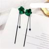 Wild Ear Jewelry Long Temperament  Needle Earrings Female Flower Earrings