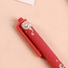 6Pcs/Set Cute Chinese Style Retractable Gel Pen Black Ink Signature Writing Pen