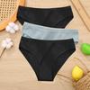 3PCS/Set Cotton Panties Women Briefs Jacquard Design Women Panties Sexy Female Underpants Solid Color Intimate Pantys S-XL