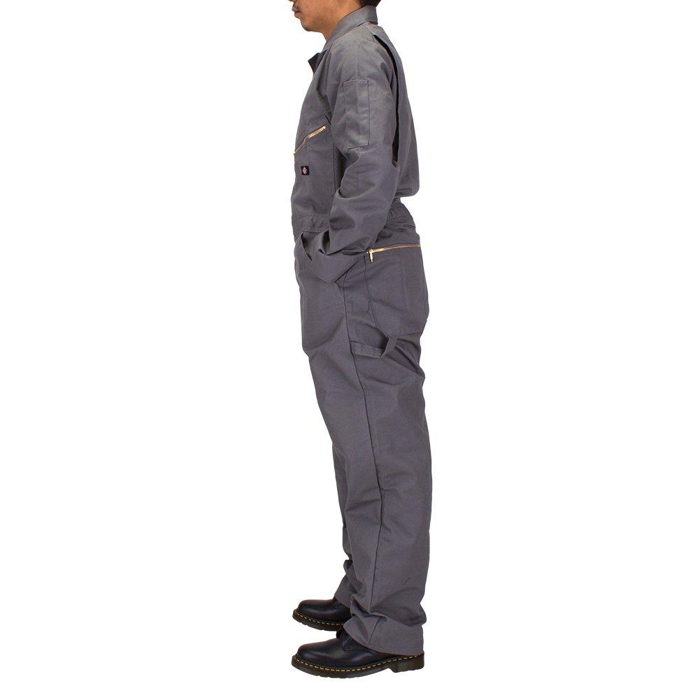 Dickies Deluxe Blended Coverall 48799, Men's Long Sleeve Workwear, Gray (GY), Parallel Import