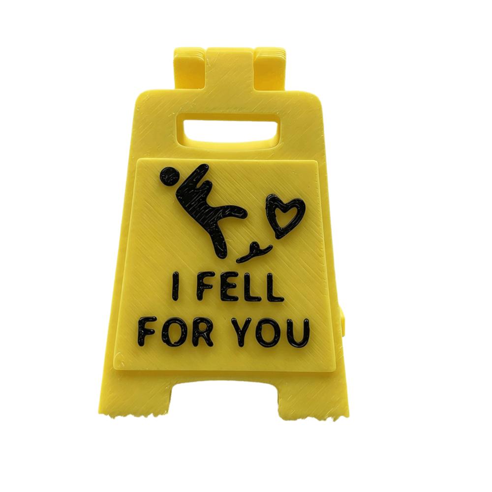 Interesting Design Falling In Love Signboard Mini Size Love Letter Romantic Sign Spouse Gift